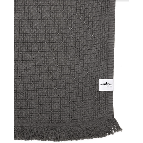 Tofino Towel Co - Turkish Throw 100% cotton The Nala- Iron Grey