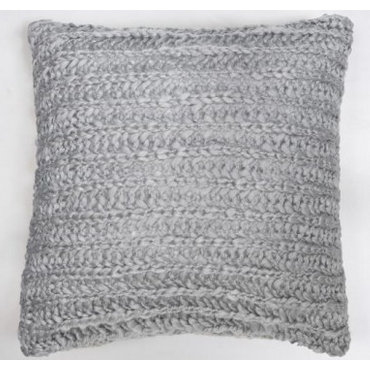 Loulou Charcoal Cushion 18x18