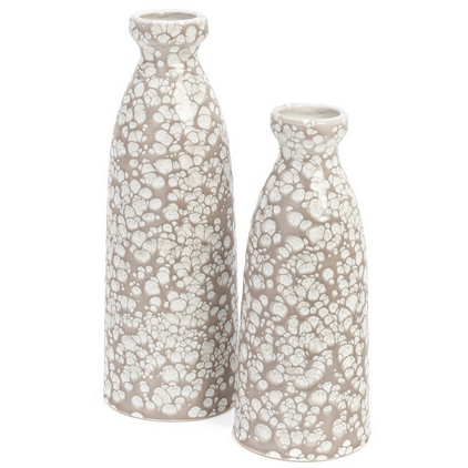 Boise Taupe Ceramic Vase