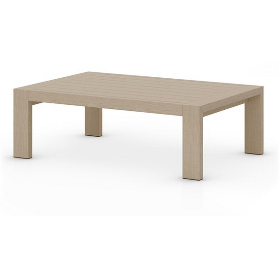 Caro Outdoor Coffee Table - Washed Brown