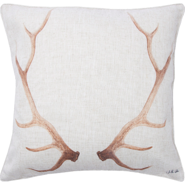 Antler throw pillow best sale