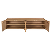 Plank Media Cabinet - Natural