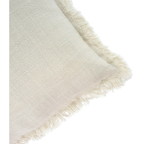 Frayed Edge Cushion - Oatmeal