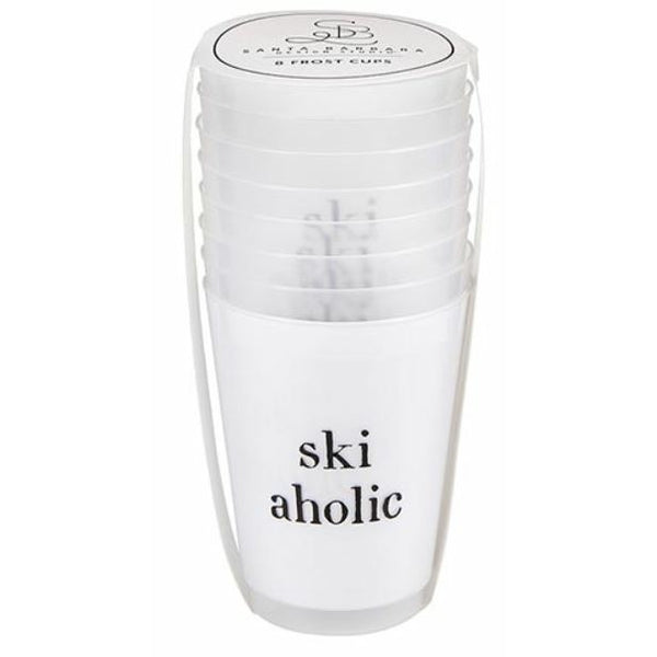 Ski Aholic Frost Cup- Set of 8