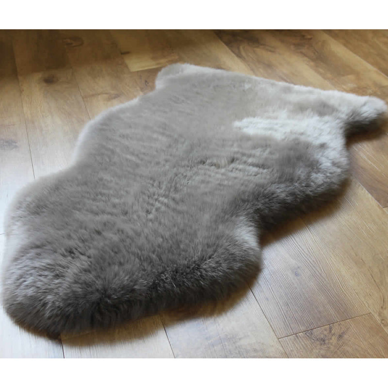 Sheepskin Rug 2' x 3.5' - Grey