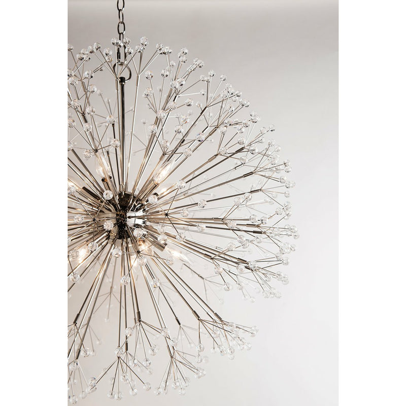 Dunkirk Chandelier - Polished Nickel