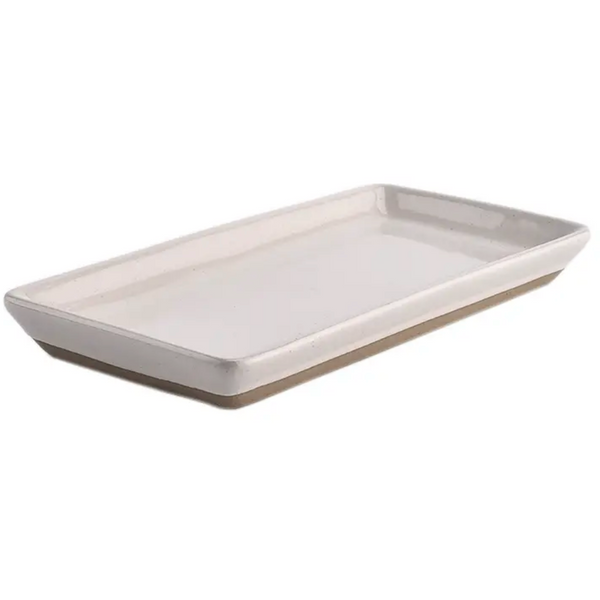 Cream Speckled Tray