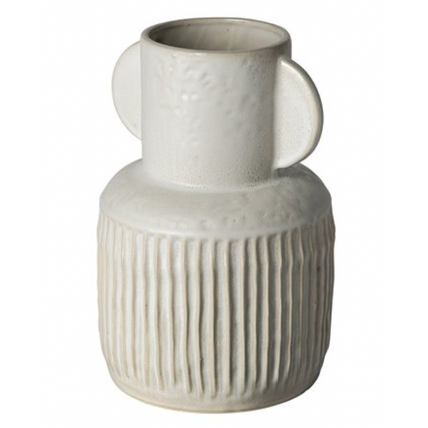 Judie Eggshell Ceramic Vase Large