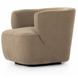 Mila Swivel Chair - Sheepskin Camel