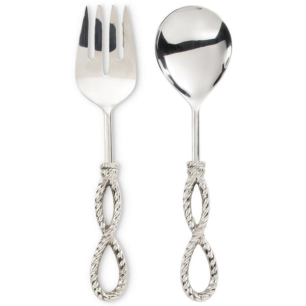 Twisted Rope Handle Salad Servers