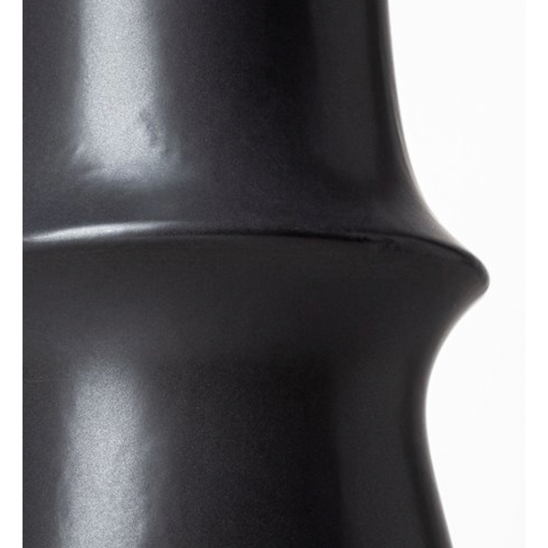 Laforge Black Ceramic Vase Large