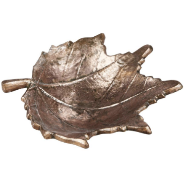 Golden Leaf Metallic Tray