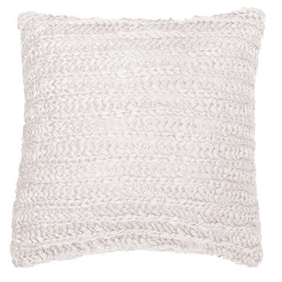 Loulou White Cushion 18x18