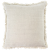 Frayed Edge Cushion - Oatmeal