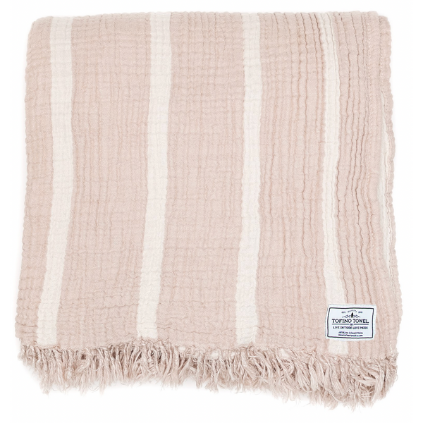 Tofino Towel Co - Turkish Throw 100% cotton The Ahoy - Beige