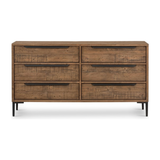 Wyeth 6 Drawer Dresser - Rustic Sandalwood