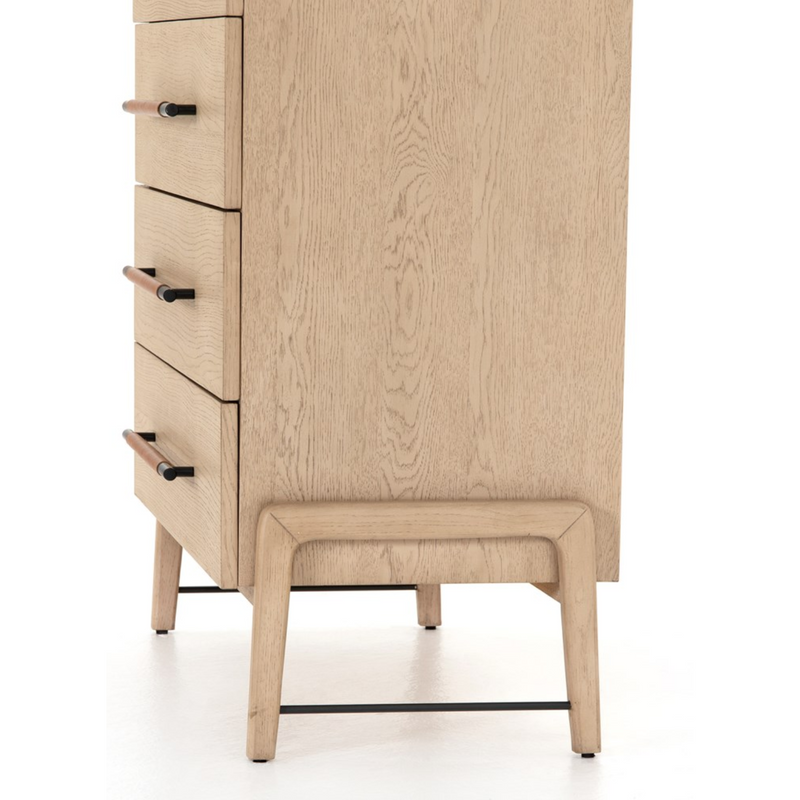 Rosedale 6 Drawer Tall Dresser-Yucca Oak