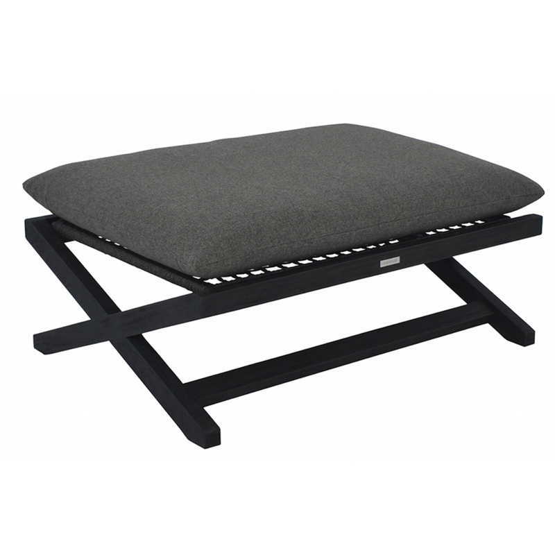 Bailey Outdoor Stool in Charcoal/Gracebay Grey