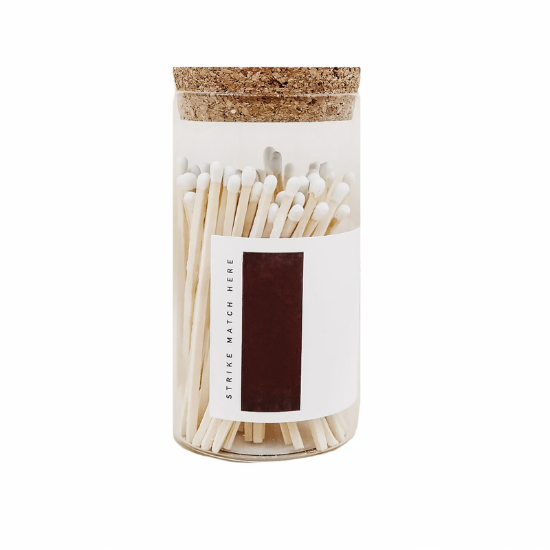 Medium Hearth Matches - White - 100 Count