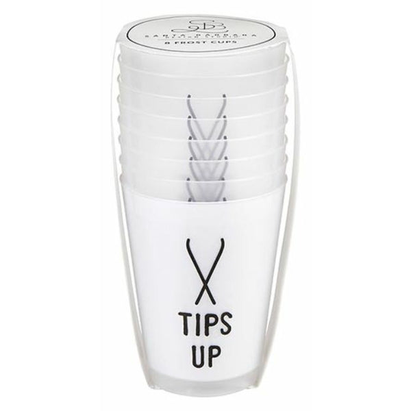 Tips Up Frost Cups- Set of 8