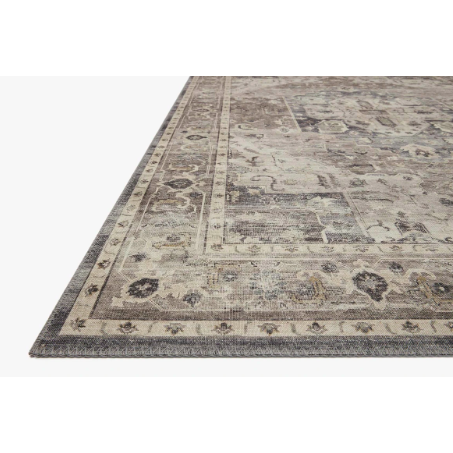 Hathaway Steel and Ivory Area Rug