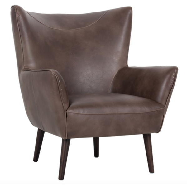 Luther Lounge Chair - Havana Dark Brown