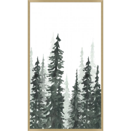 Watercolour Pines IV