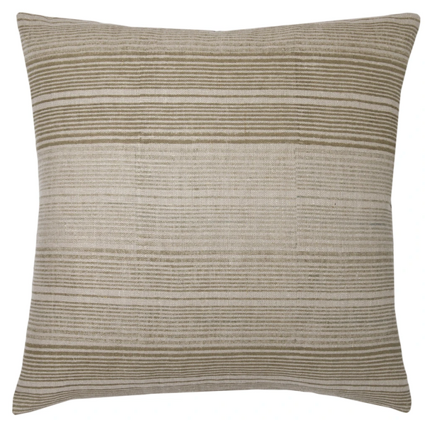 Romeo Stripe Cushion - Pistachio