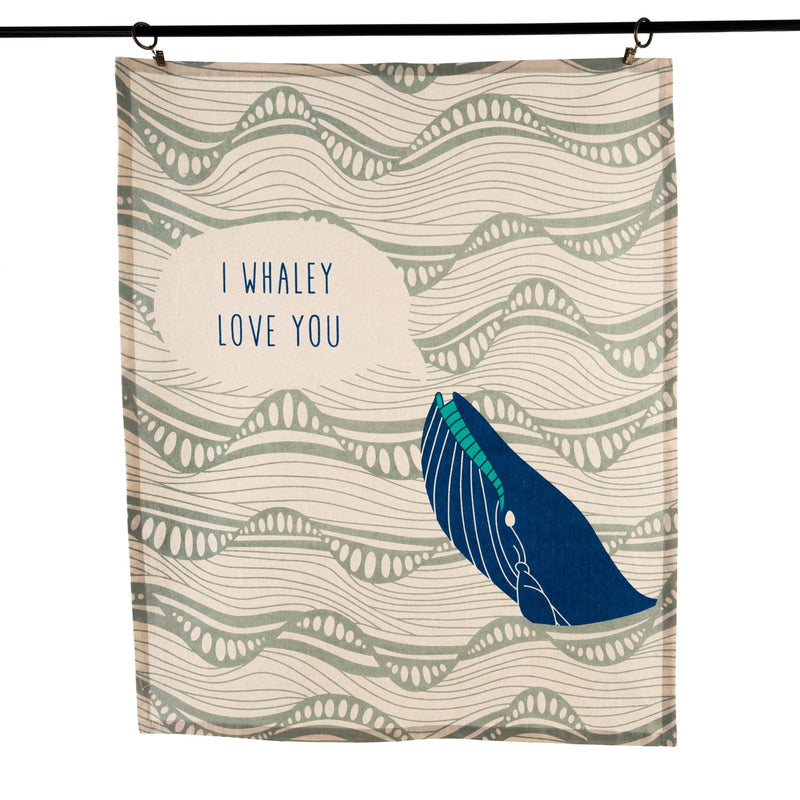 I Whaley Love You Tea Towel