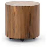 Hudson Round End Table - Natural Yukas