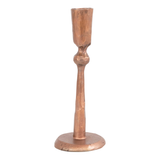 Hand-Forged Iron Taper Holder, Antique Copper Finish