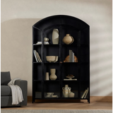 Belmont Wide Metal Cabinet - Black