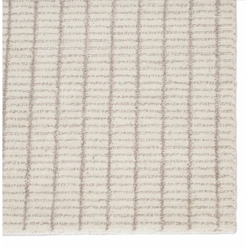 Grove Stratton Area Rug - White/Taupe