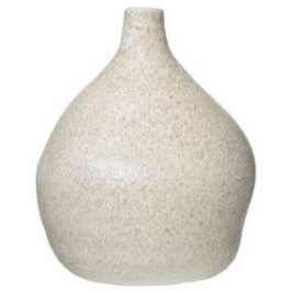 Terra-cotta Vase, Distressed Cream Glaze II