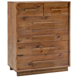 Nevada 6 Drawer Chest - Dark Driftwood