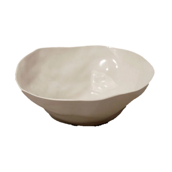 Stoneware Bowl - White - Medium