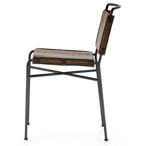 Wharton Dining Chair - Distressed Brown