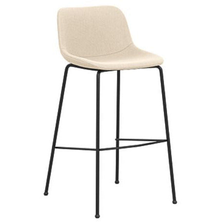 Oles Stool - Light Beige Fabric