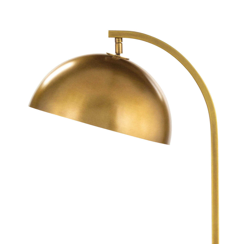 Otto Floor Lamp - Natural Brass