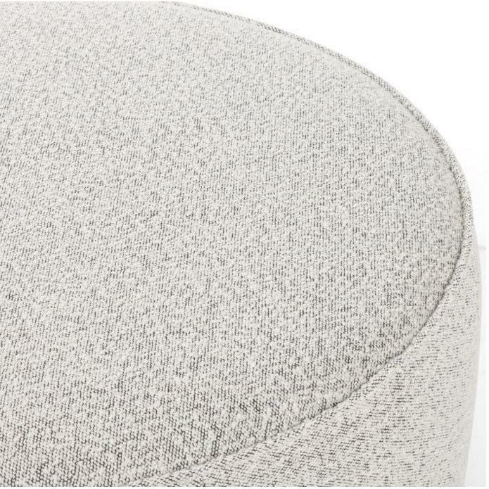 Sinclair Round Ottoman - Large - Knoll Domino
