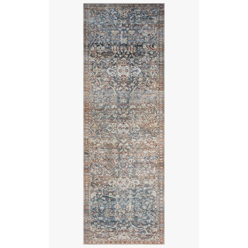 Jules Area Rug - Denim and Spice