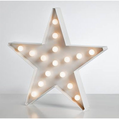 Marquee LED Lighted Metal Star