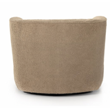 Mila Swivel Chair - Sheepskin Camel