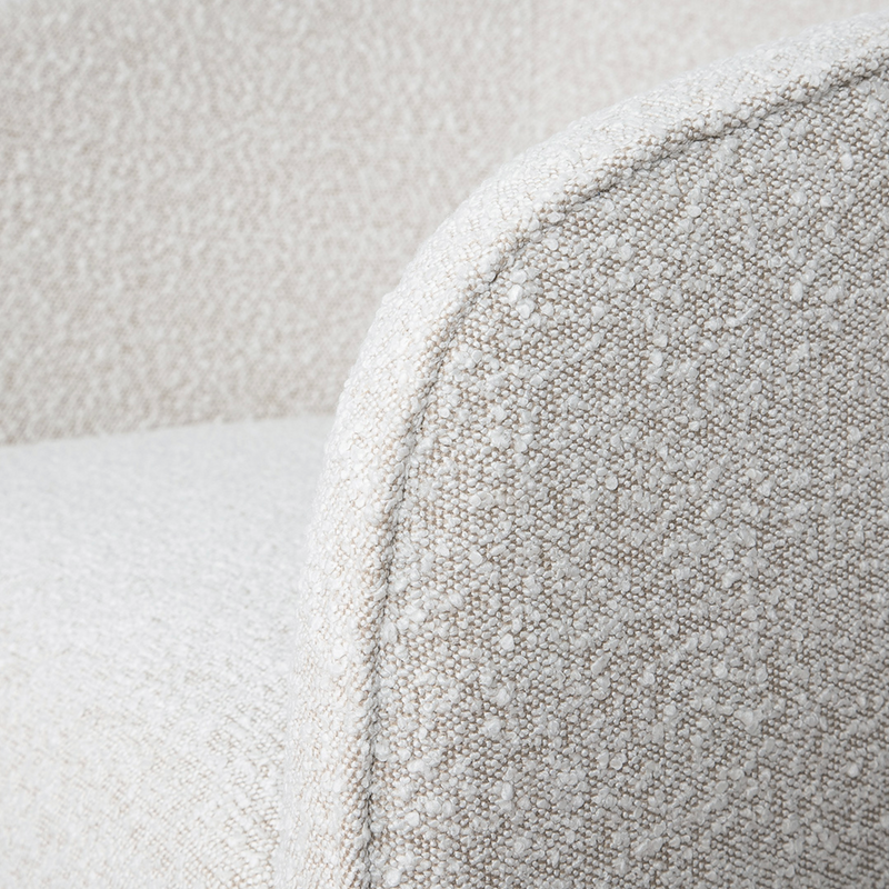 Evita Swivel Chair - Off White