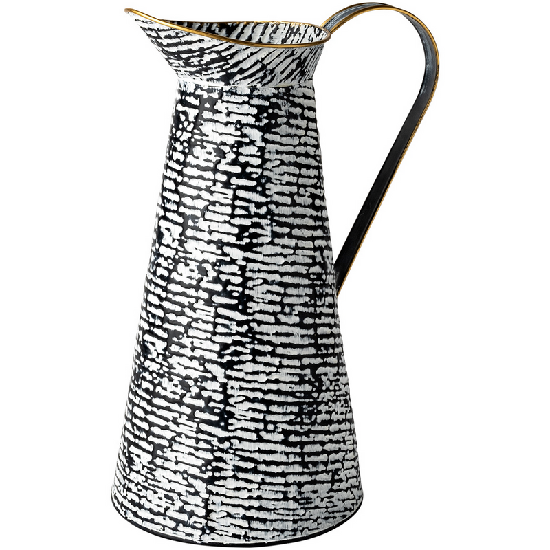 Babette Small Black/White Vase