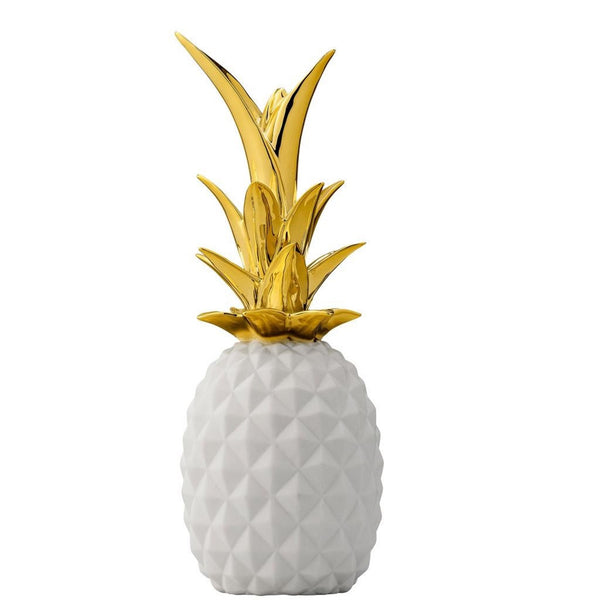 White and Gold Pineapple