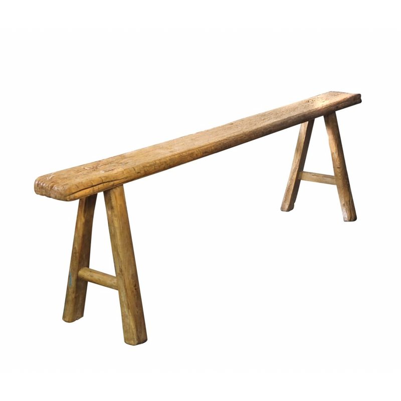Thin discount wooden bench