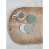 4" Round Stoneware Coasters