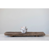 Terracotta Flower Tealight Holder