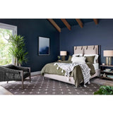 Leigh Upholstered Bed - Palm Ecru